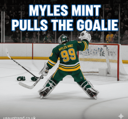 myles mint pulls the goalie