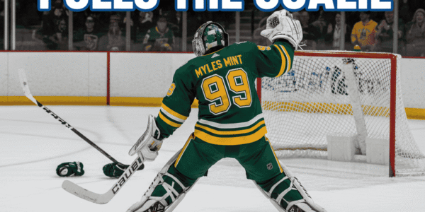 myles mint pulls the goalie